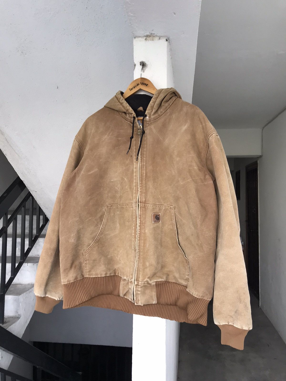 Carhartt Vintage Carhartt Hooded Work Jacket Size US XXL / EU 58 / 5 - 5 Thumbnail
