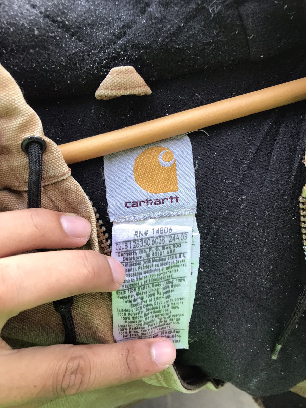 Carhartt Vintage Carhartt Hooded Work Jacket Size US XXL / EU 58 / 5 - 19 Thumbnail