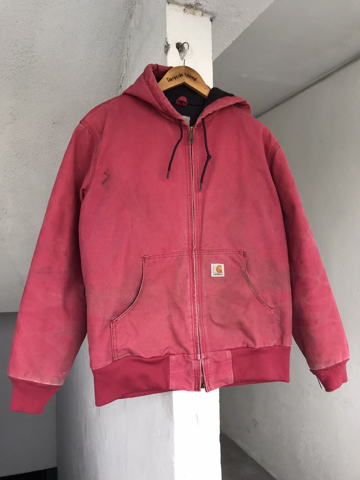Carhartt Vintage Carhartt Hooded Work Jacket Size US L / EU 52-54 / 3 - 3 Thumbnail