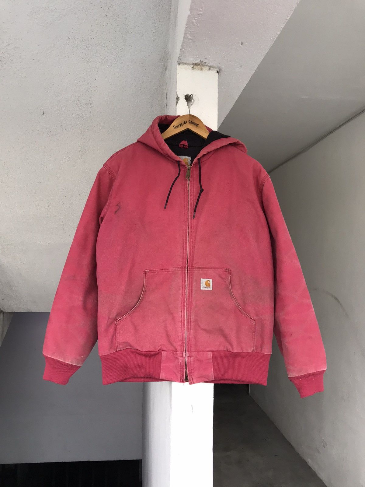 Carhartt Vintage Carhartt Hooded Work Jacket Size US L / EU 52-54 / 3 - 5 Thumbnail