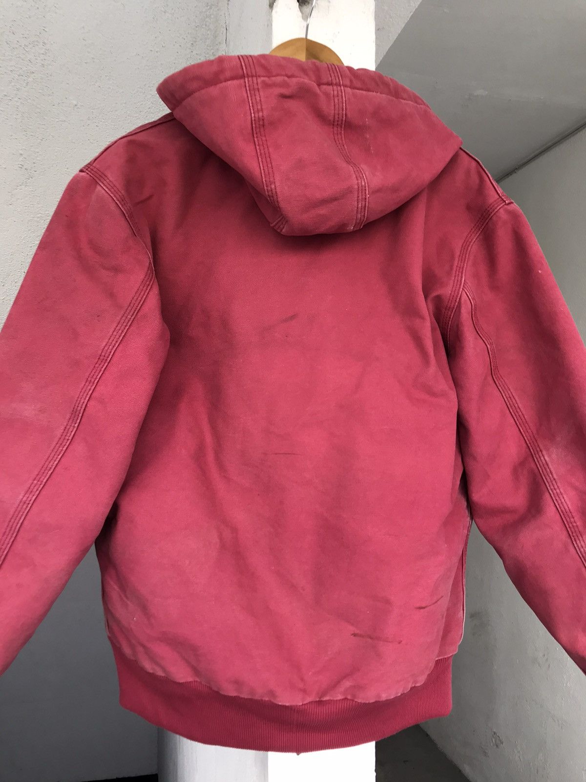 Carhartt Vintage Carhartt Hooded Work Jacket Size US L / EU 52-54 / 3 - 16 Thumbnail