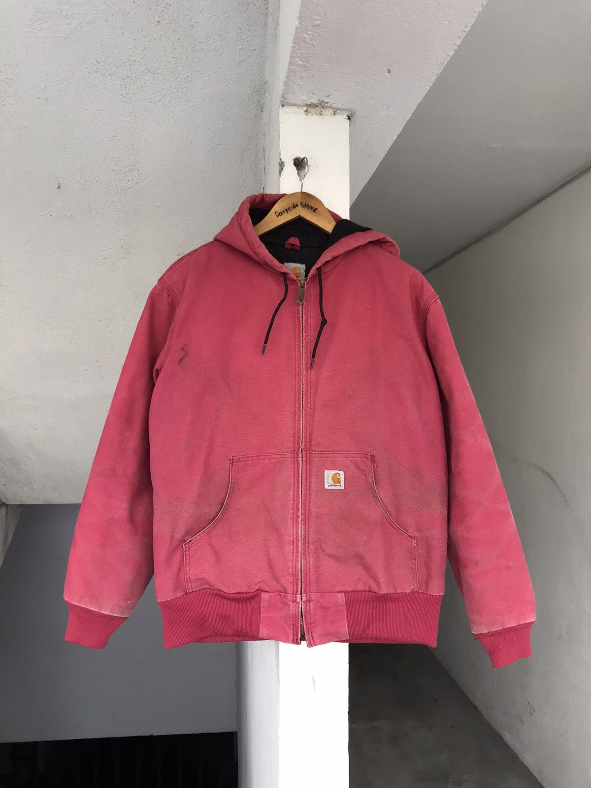 Carhartt Vintage Carhartt Hooded Work Jacket Size US L / EU 52-54 / 3 - 6 Thumbnail
