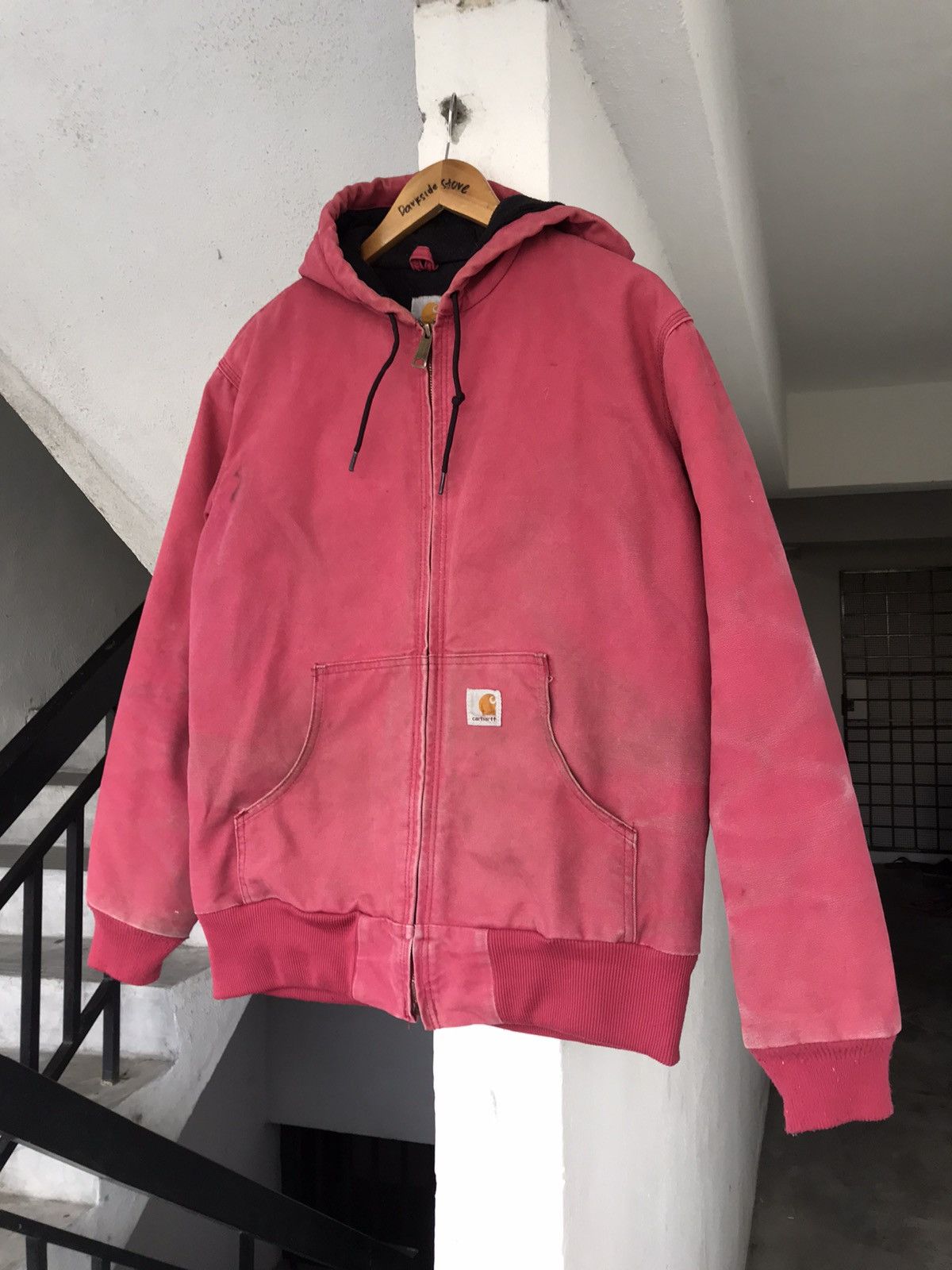 Carhartt Vintage Carhartt Hooded Work Jacket Size US L / EU 52-54 / 3 - 2 Thumbnail