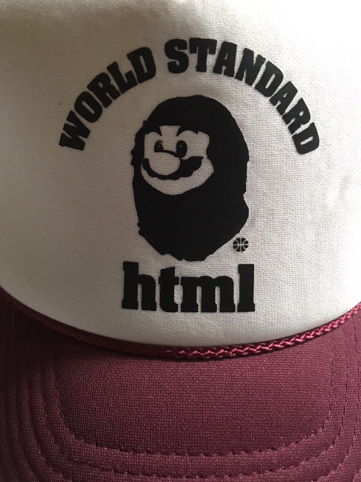Japanese Brand Japanese World Standard Html Trucker Snapback Size ONE SIZE - 3 Thumbnail