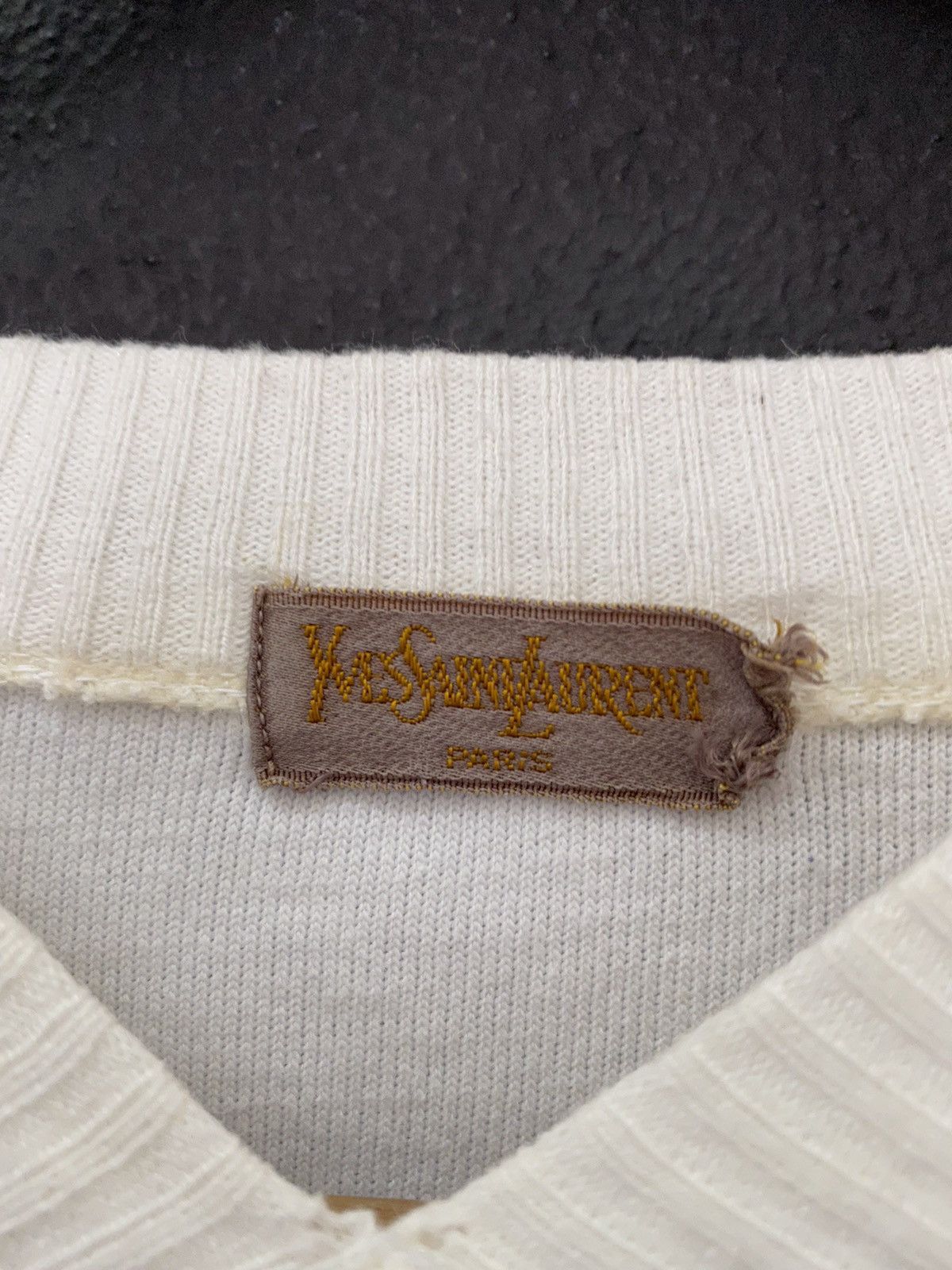 Vintage × Yves Saint Laurent 🔥VINTAGE YVES SAINT LAURENT V-NECK SWEATSHIRT JUMPER Size S / US 4 / IT 40 - 7 Thumbnail