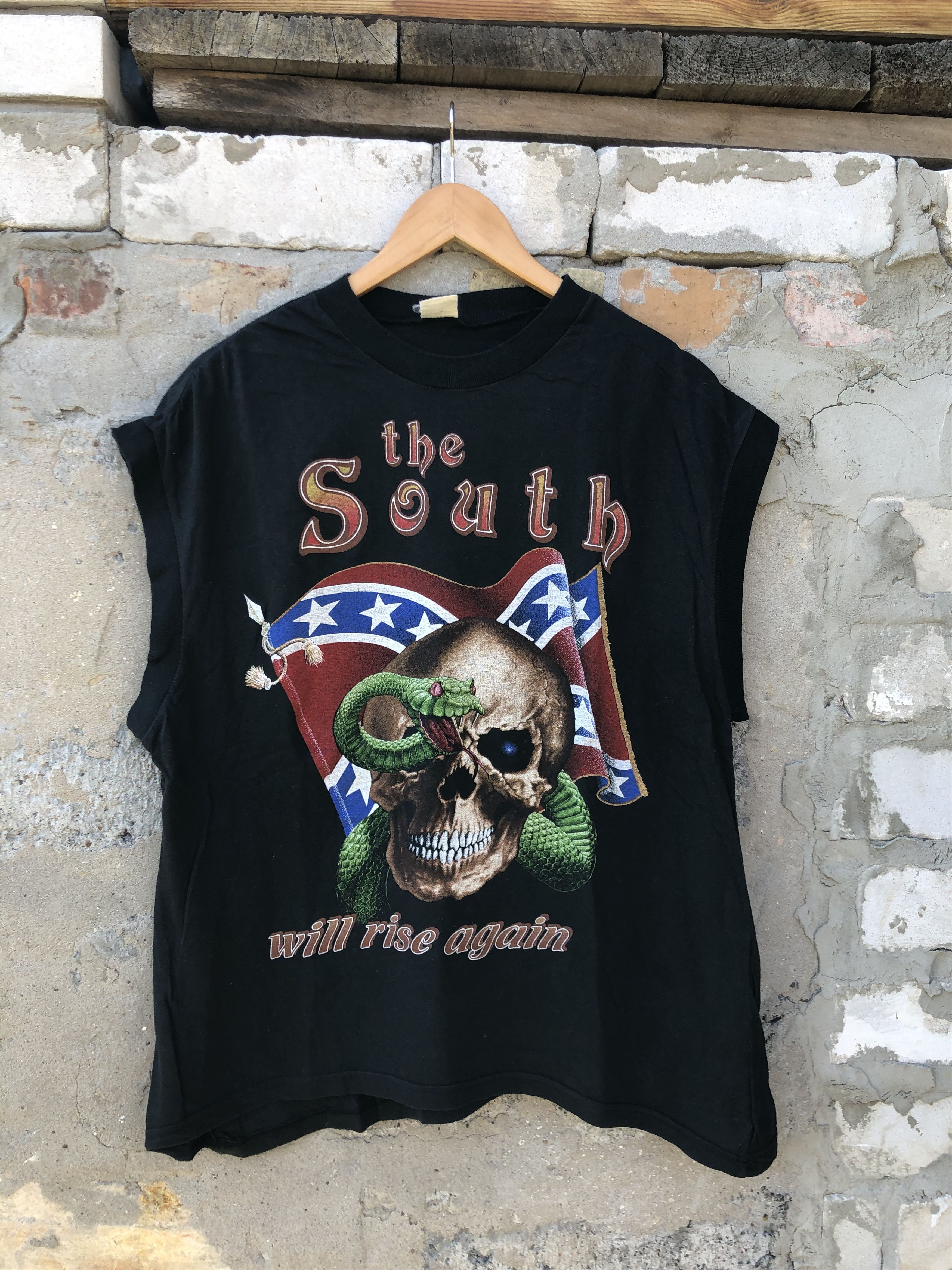 Harley Davidson Vintage 90s The South Will Rise Again t-shirt (Travis Scott Size US L / EU 52-54 / 3 - 2 Thumbnail