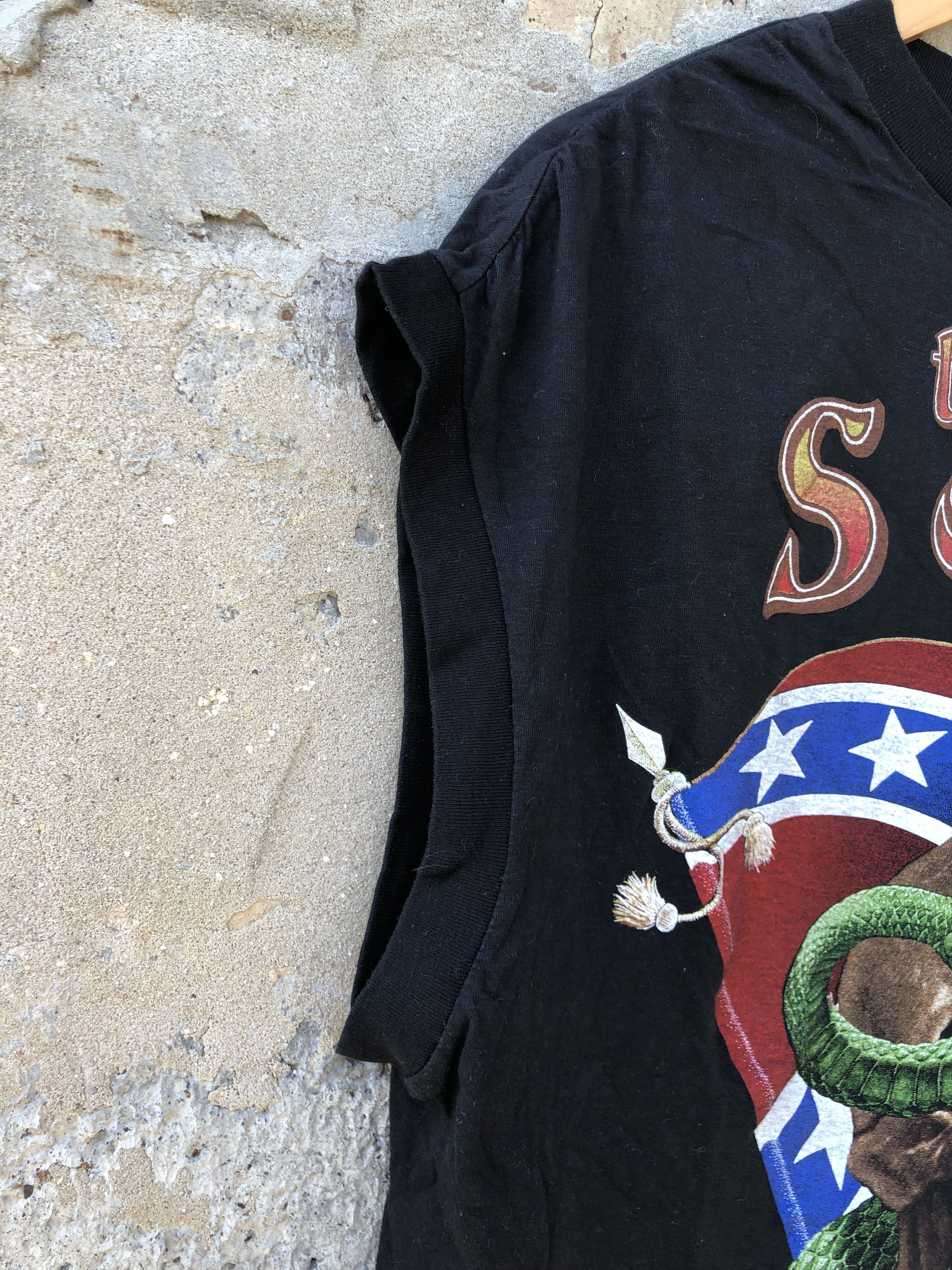 Harley Davidson Vintage 90s The South Will Rise Again t-shirt (Travis Scott Size US L / EU 52-54 / 3 - 6 Thumbnail