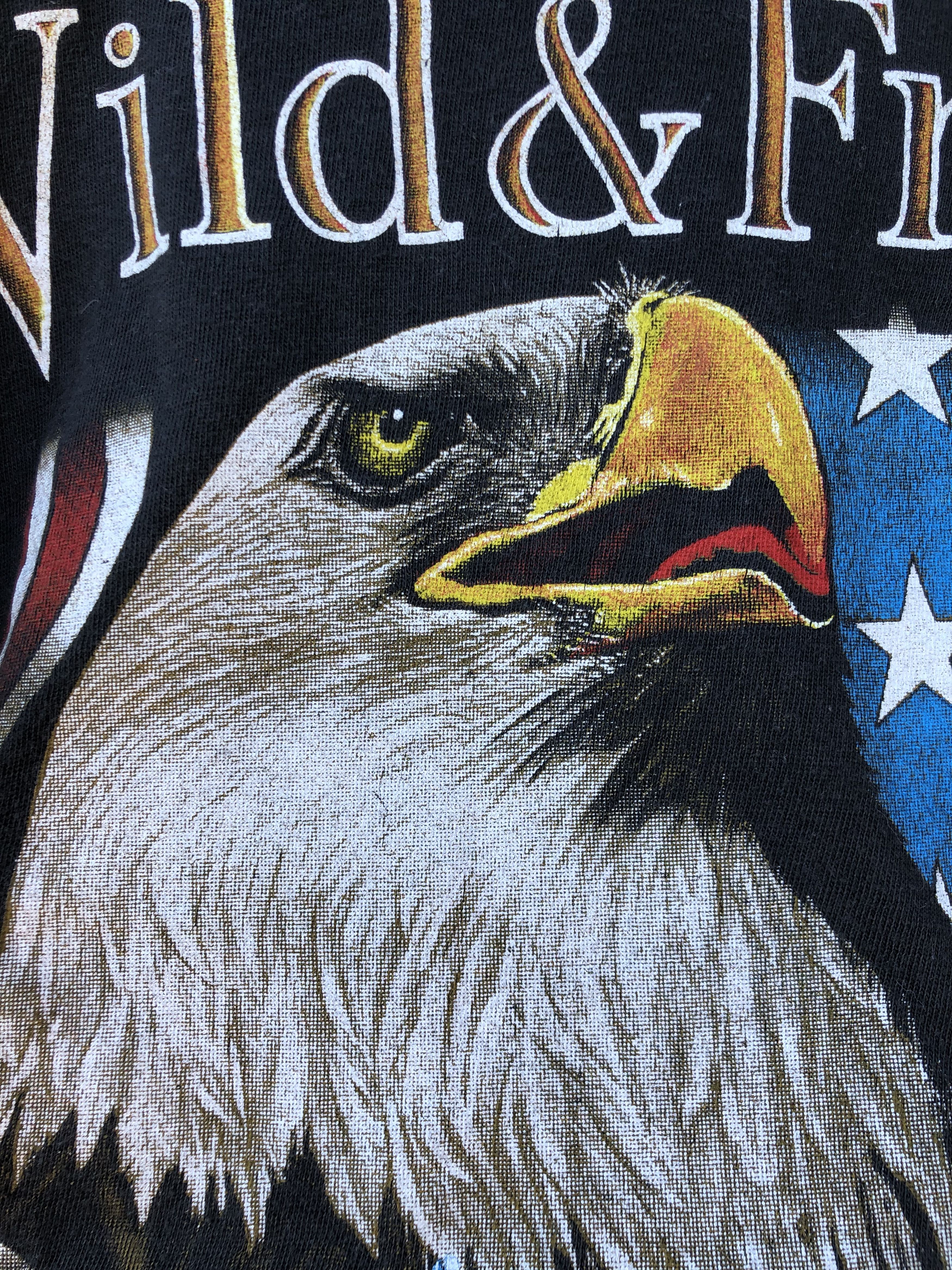 Harley Davidson Vintage 90s Wild & Free Zip it London Eagles Truckers Size US XL / EU 56 / 4 - 6 Thumbnail