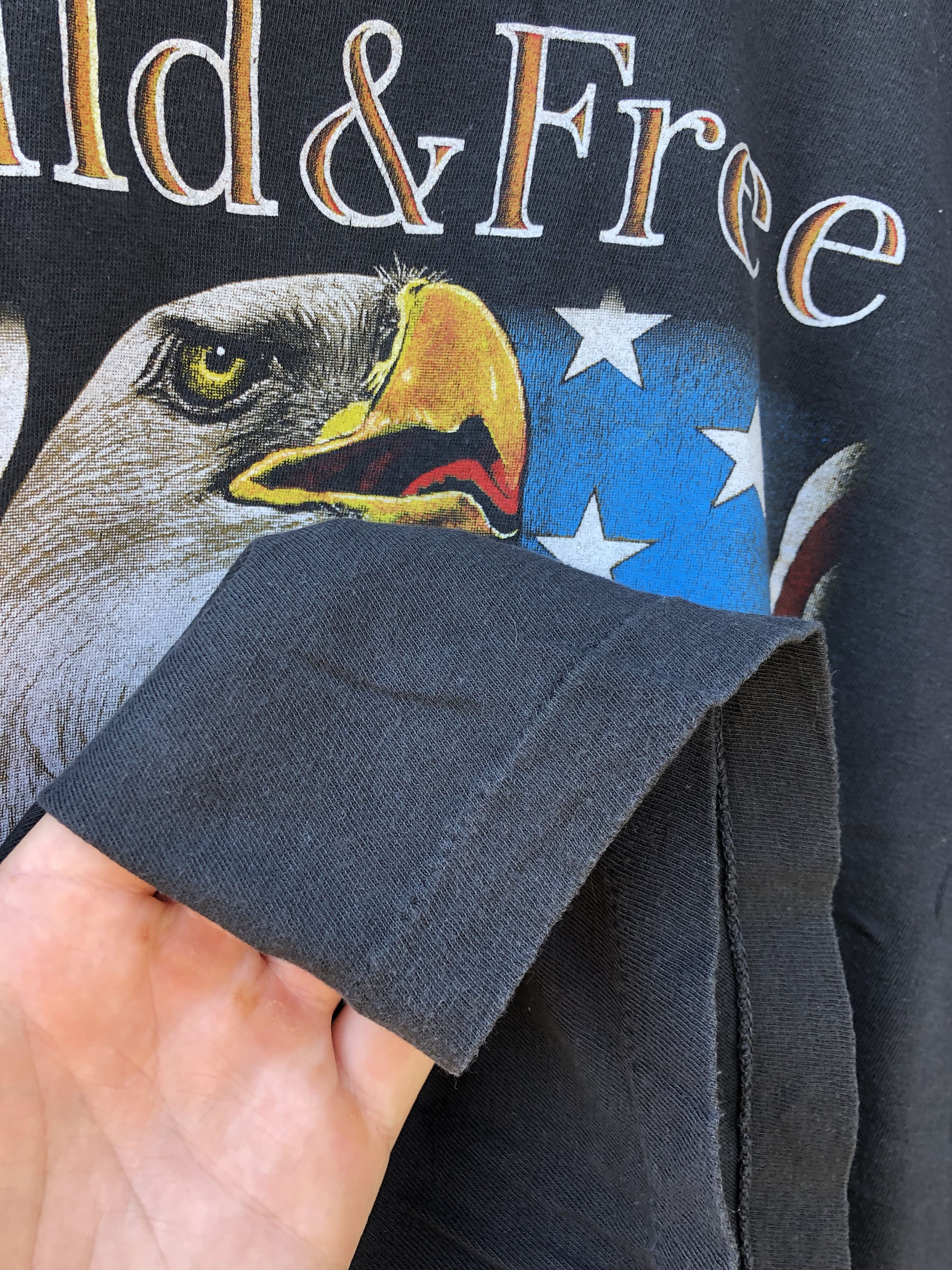 Harley Davidson Vintage 90s Wild & Free Zip it London Eagles Truckers Size US XL / EU 56 / 4 - 9 Thumbnail