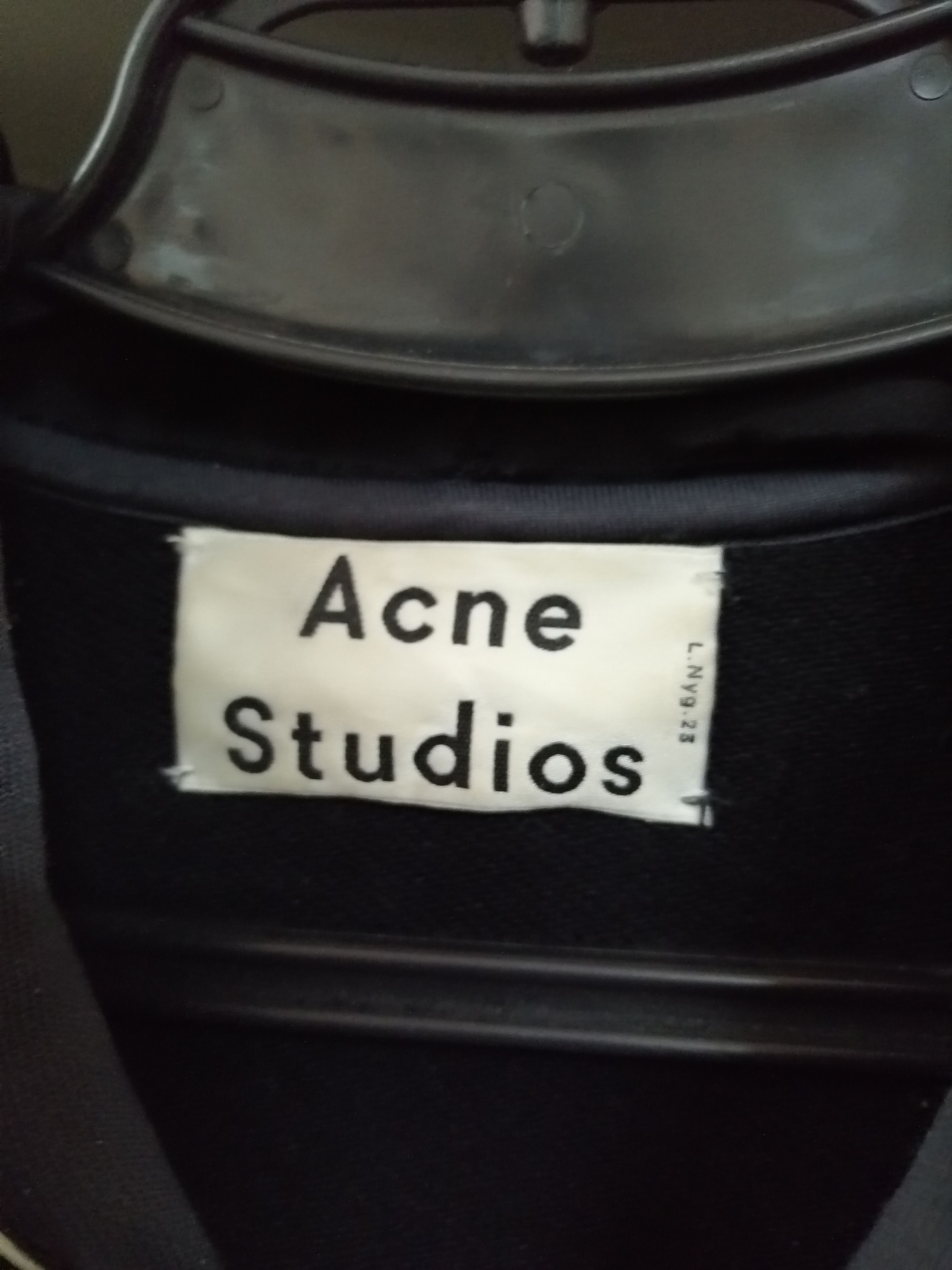 Acne Studios Rare Acne Studios 'Bit Theatre' zip hoodie printed satin Size US L / EU 52-54 / 3 - 11 Thumbnail