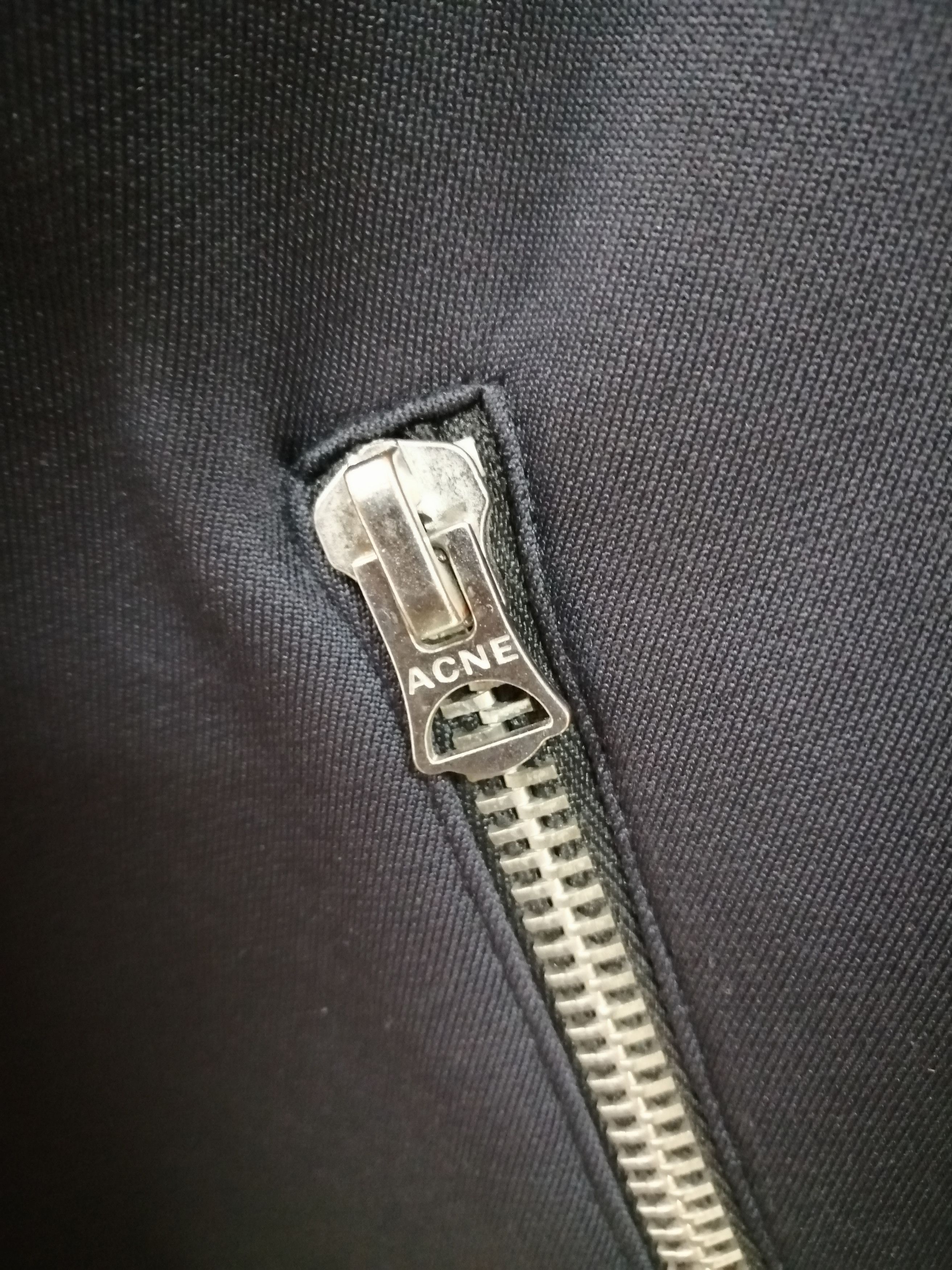 Acne Studios Rare Acne Studios 'Bit Theatre' zip hoodie printed satin Size US L / EU 52-54 / 3 - 10 Thumbnail