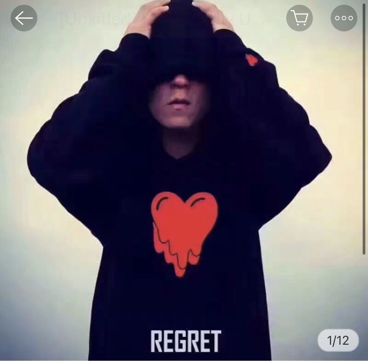 Emotionally Unavailable Emotionally Unavailable “regret” Hoodie 