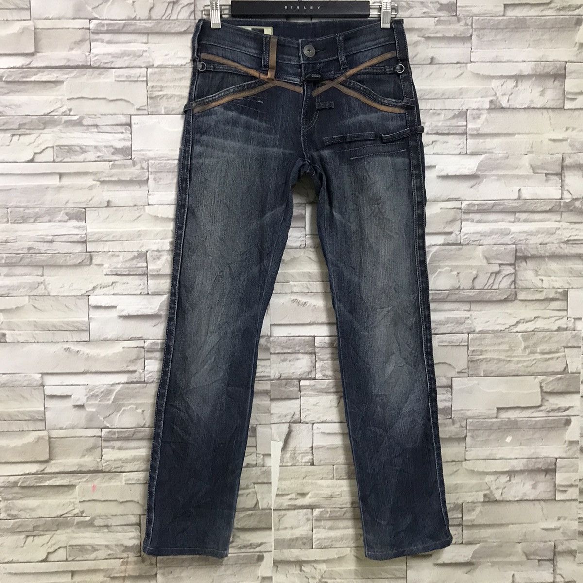 Marithe + Francois Girbaud Marithe Francois Girbaud Denim Bondage Pants Size US 30 / EU 46 - 3 Thumbnail
