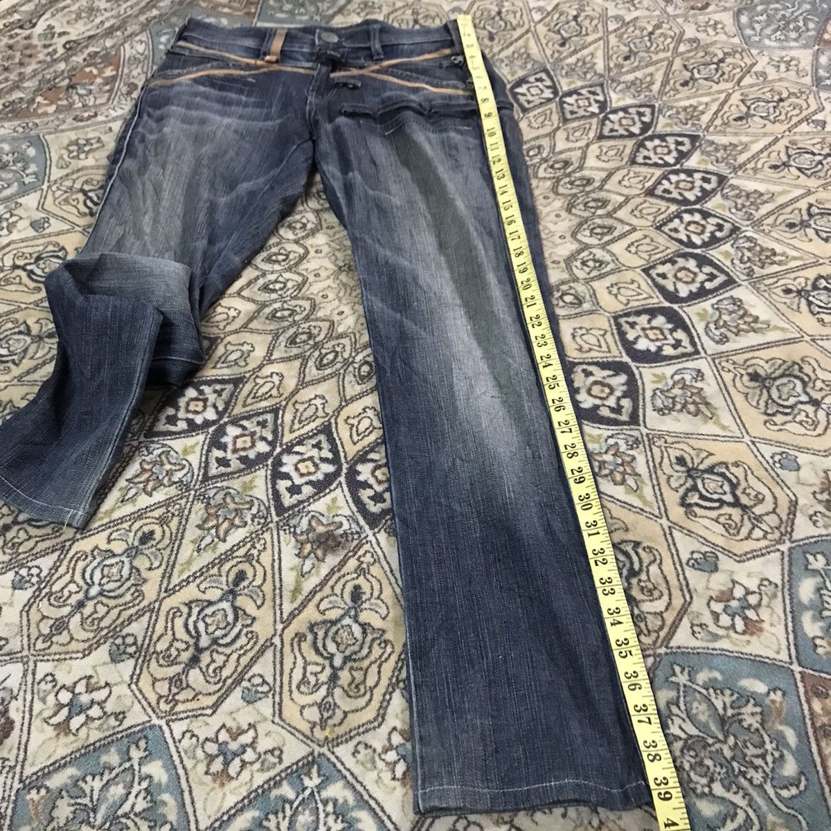 Marithe + Francois Girbaud Marithe Francois Girbaud Denim Bondage Pants Size US 30 / EU 46 - 18 Thumbnail