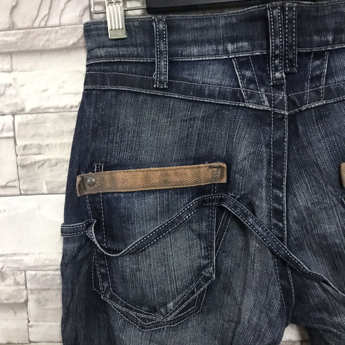 Marithe + Francois Girbaud Marithe Francois Girbaud Denim Bondage Pants Size US 30 / EU 46 - 10 Thumbnail