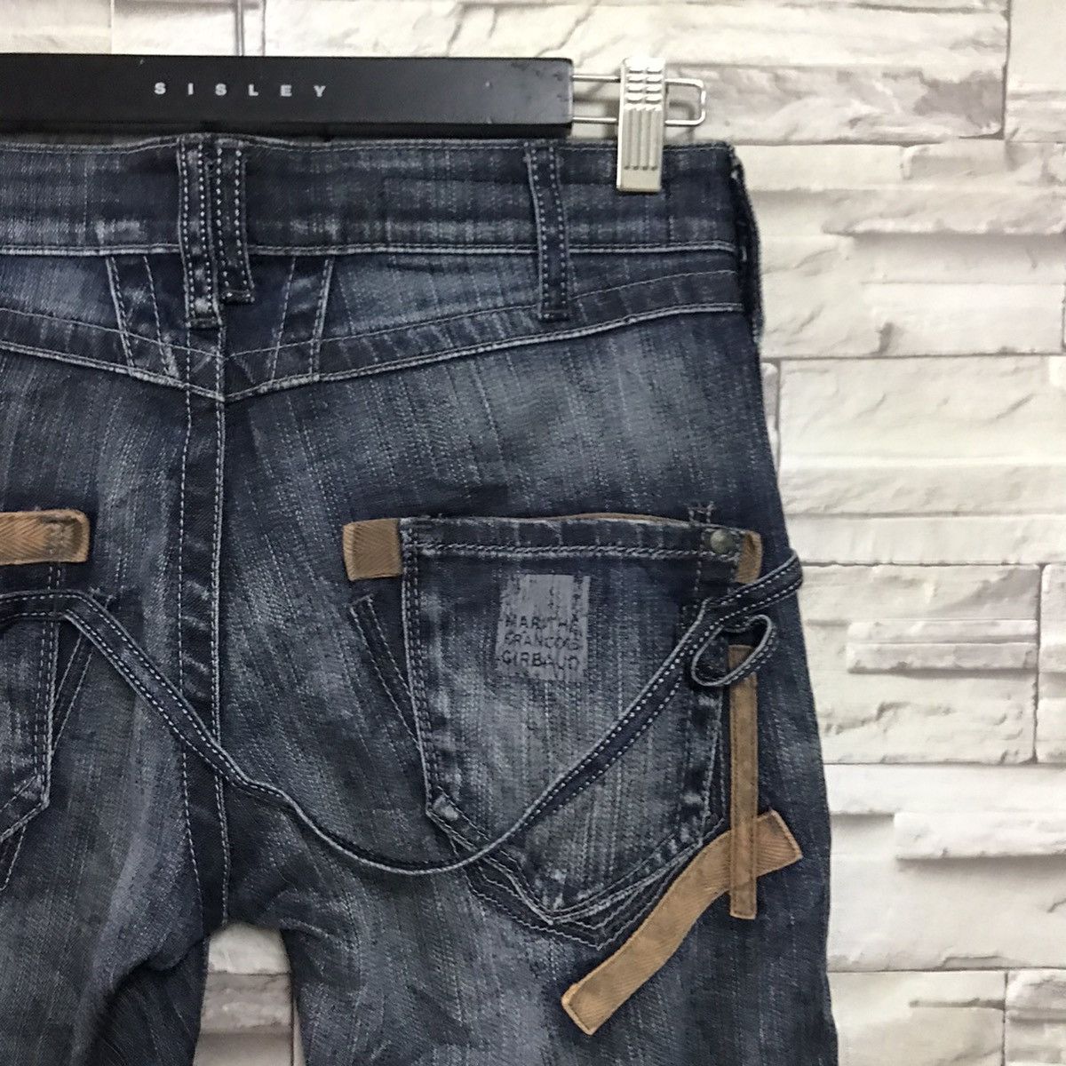 Marithe + Francois Girbaud Marithe Francois Girbaud Denim Bondage Pants Size US 30 / EU 46 - 11 Thumbnail