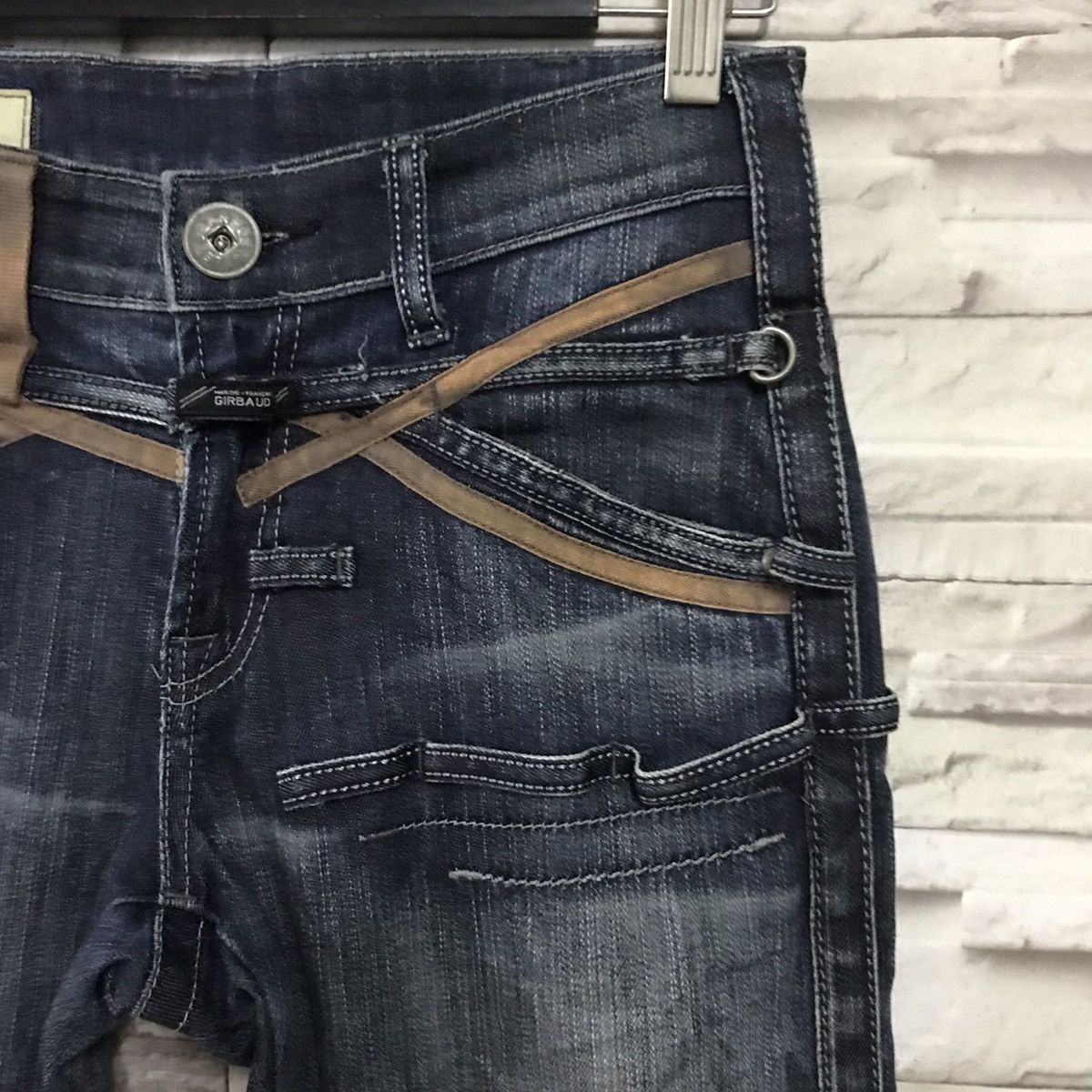 Marithe + Francois Girbaud Marithe Francois Girbaud Denim Bondage Pants Size US 30 / EU 46 - 6 Thumbnail