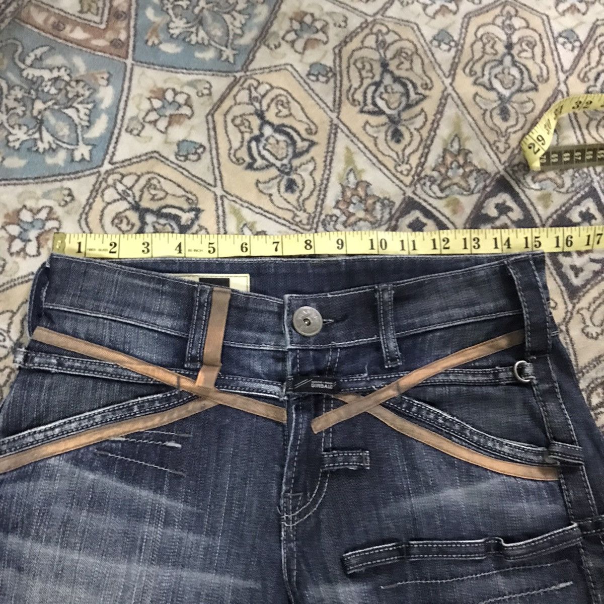 Marithe + Francois Girbaud Marithe Francois Girbaud Denim Bondage Pants Size US 30 / EU 46 - 17 Thumbnail