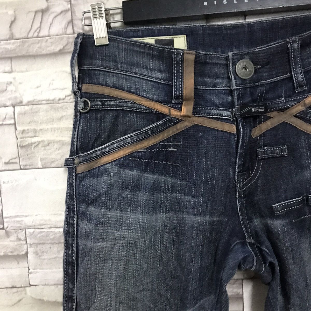Marithe + Francois Girbaud Marithe Francois Girbaud Denim Bondage Pants Size US 30 / EU 46 - 5 Thumbnail