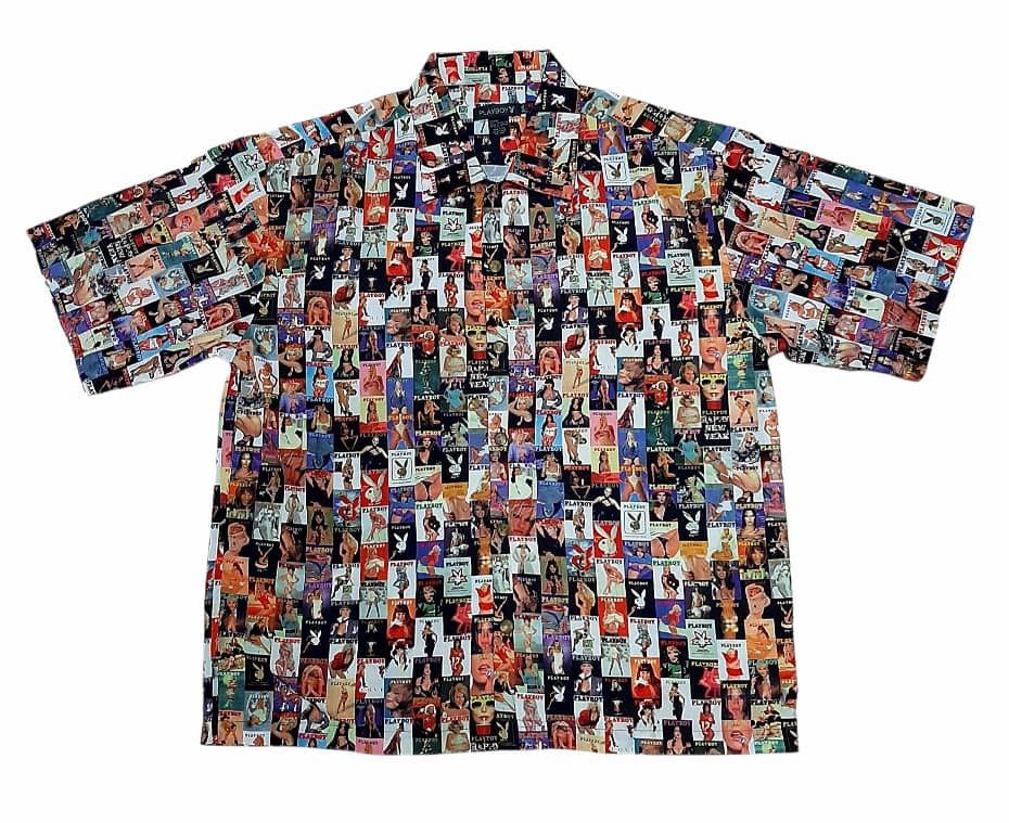 🔥PLAYBOY MEGAZINES COVER BUTTON UP SHIRTS