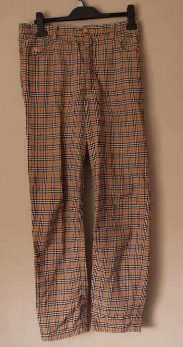 Vintage burberry 2024 nova check trousers