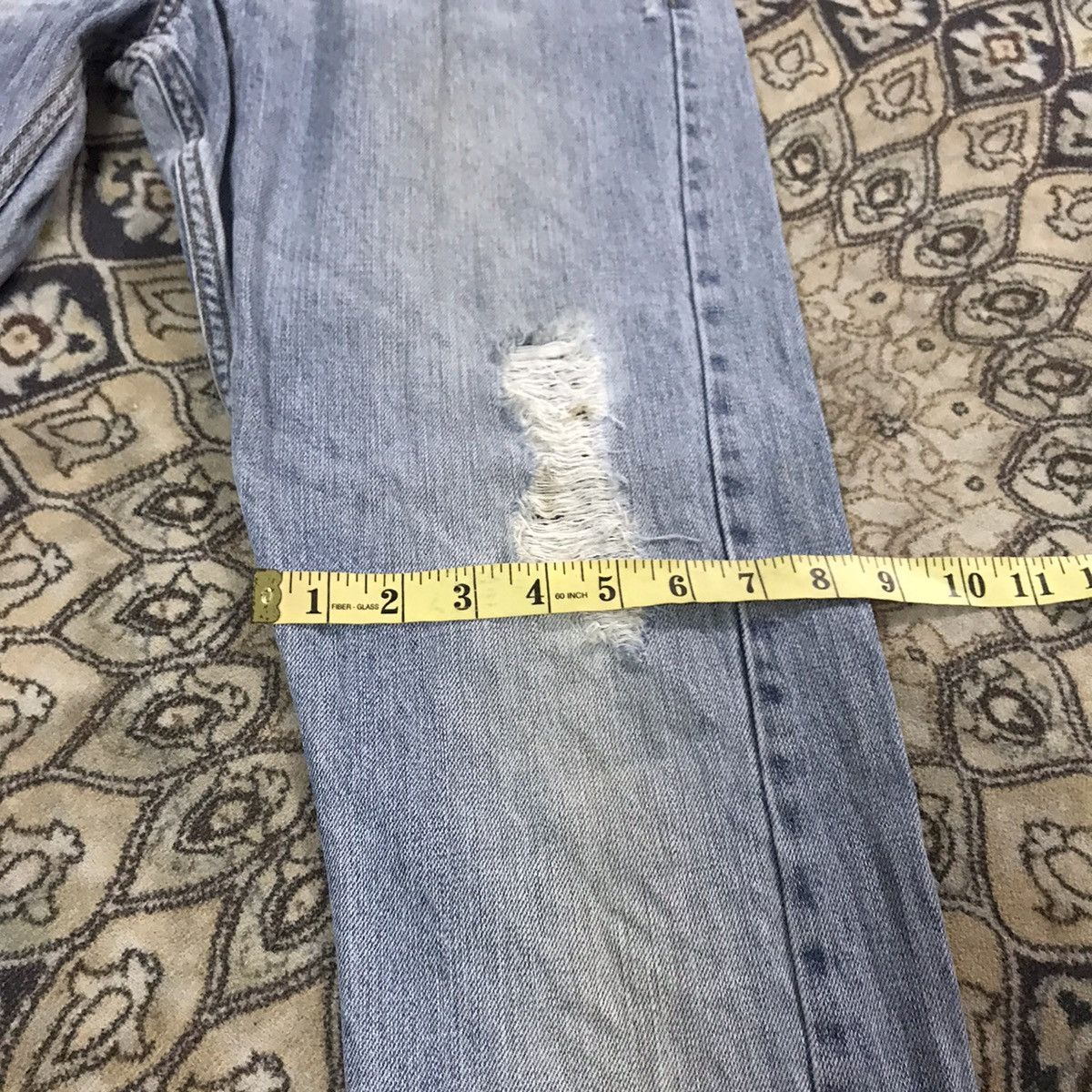 Tom Rebl Tom Rebl Distressed Denim Jeans Size US 32 / EU 48 - 23 Thumbnail