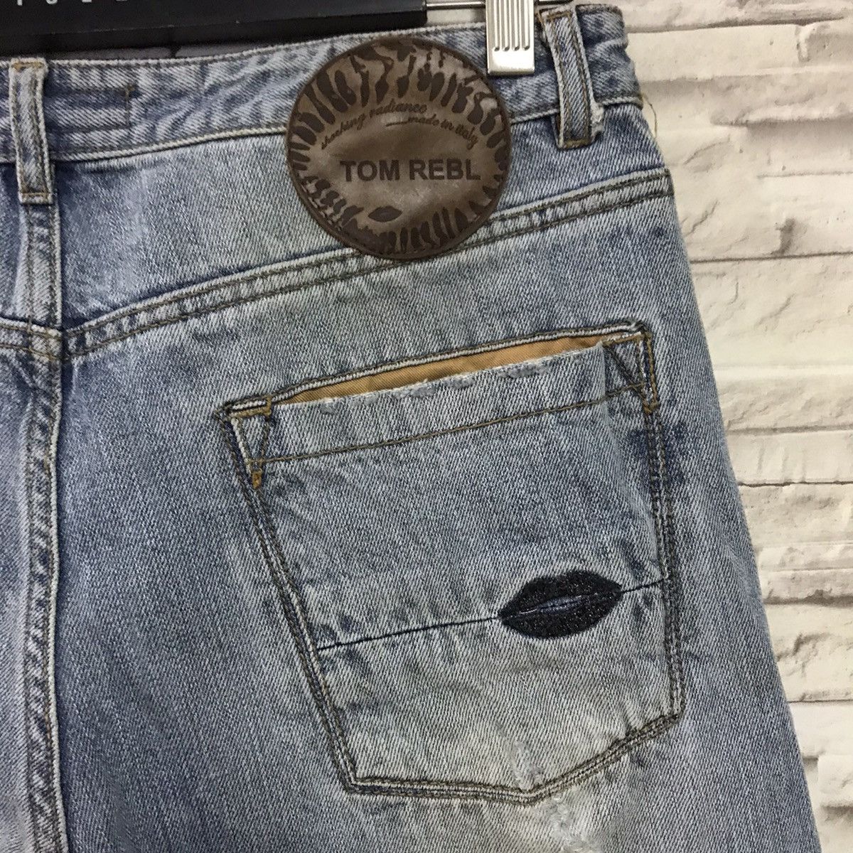 Tom Rebl Tom Rebl Distressed Denim Jeans Size US 32 / EU 48 - 15 Thumbnail