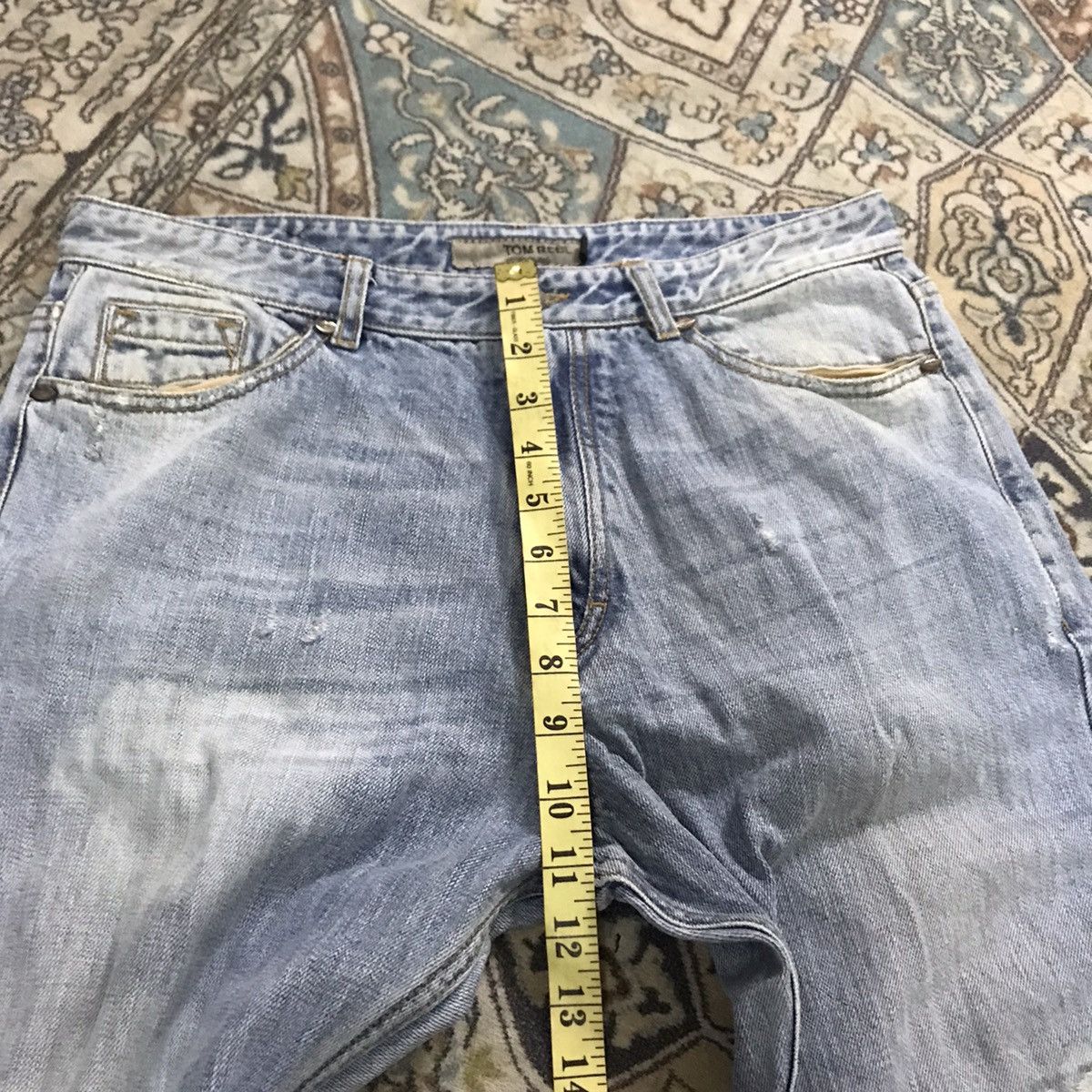 Tom Rebl Tom Rebl Distressed Denim Jeans Size US 32 / EU 48 - 25 Thumbnail