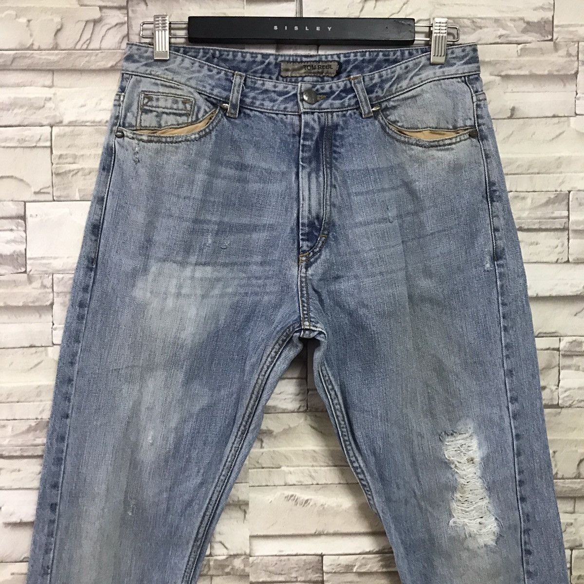 Tom Rebl Tom Rebl Distressed Denim Jeans Size US 32 / EU 48 - 4 Thumbnail