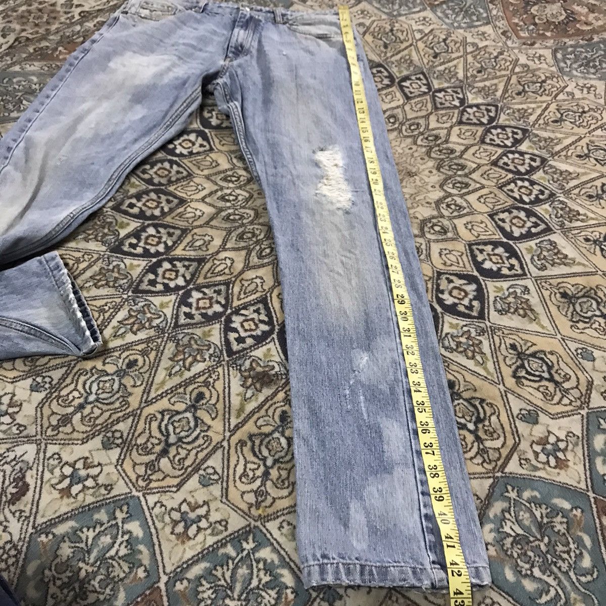 Tom Rebl Tom Rebl Distressed Denim Jeans Size US 32 / EU 48 - 21 Thumbnail