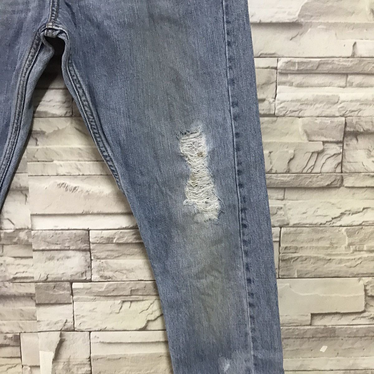 Tom Rebl Tom Rebl Distressed Denim Jeans Size US 32 / EU 48 - 8 Thumbnail