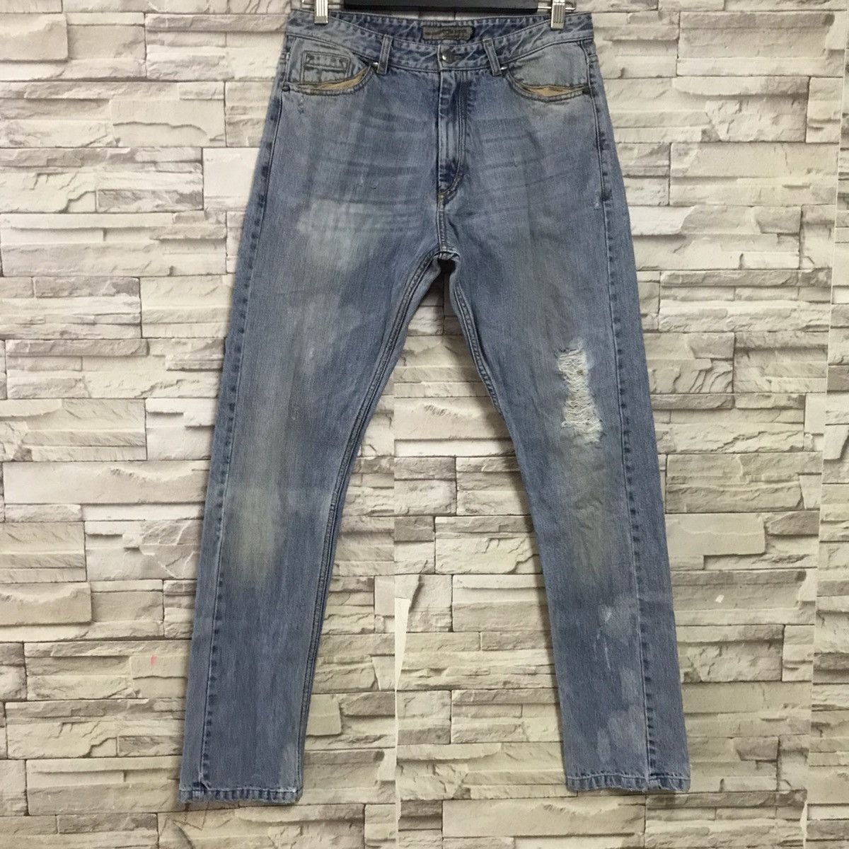 Tom Rebl Tom Rebl Distressed Denim Jeans Size US 32 / EU 48 - 3 Thumbnail
