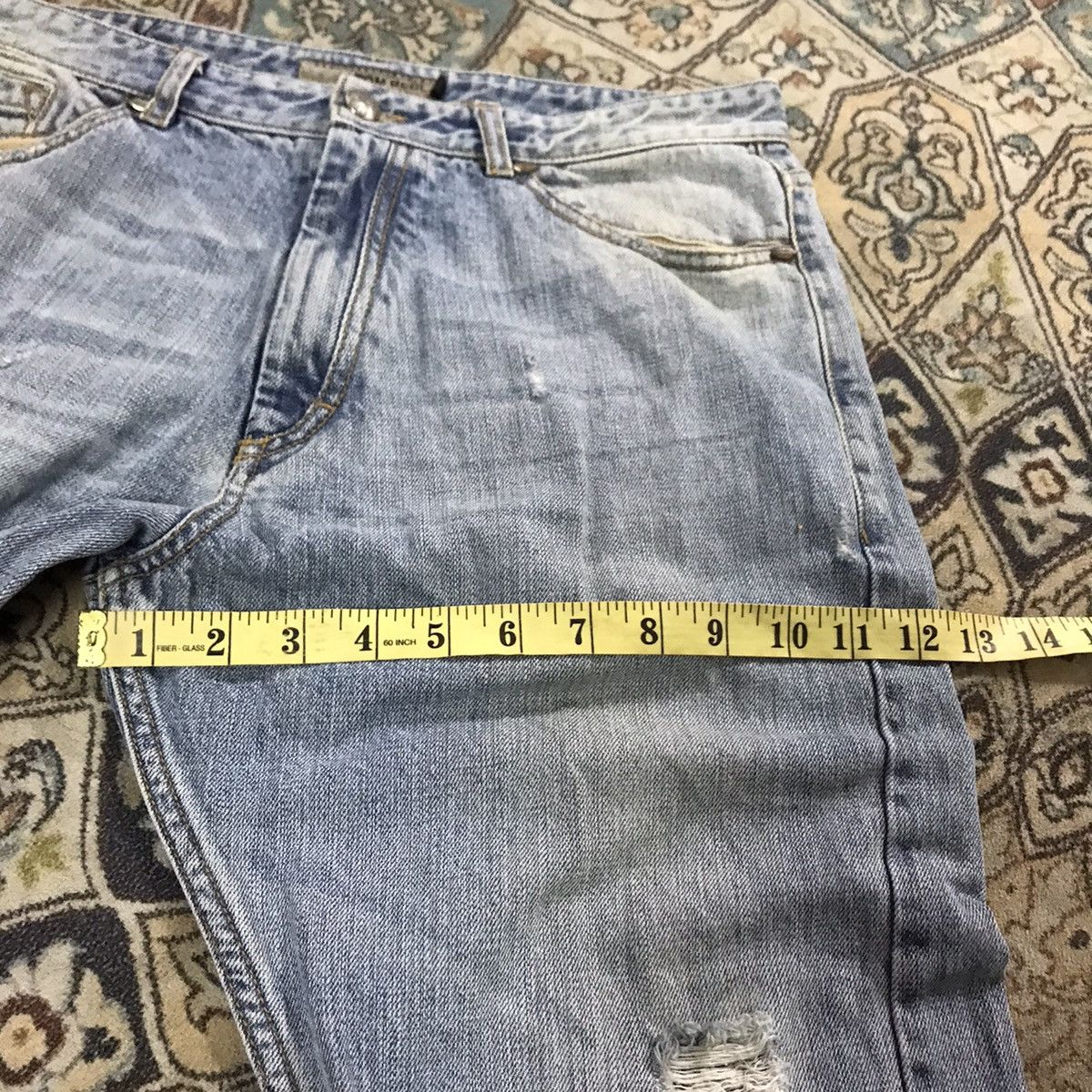 Tom Rebl Tom Rebl Distressed Denim Jeans Size US 32 / EU 48 - 24 Thumbnail