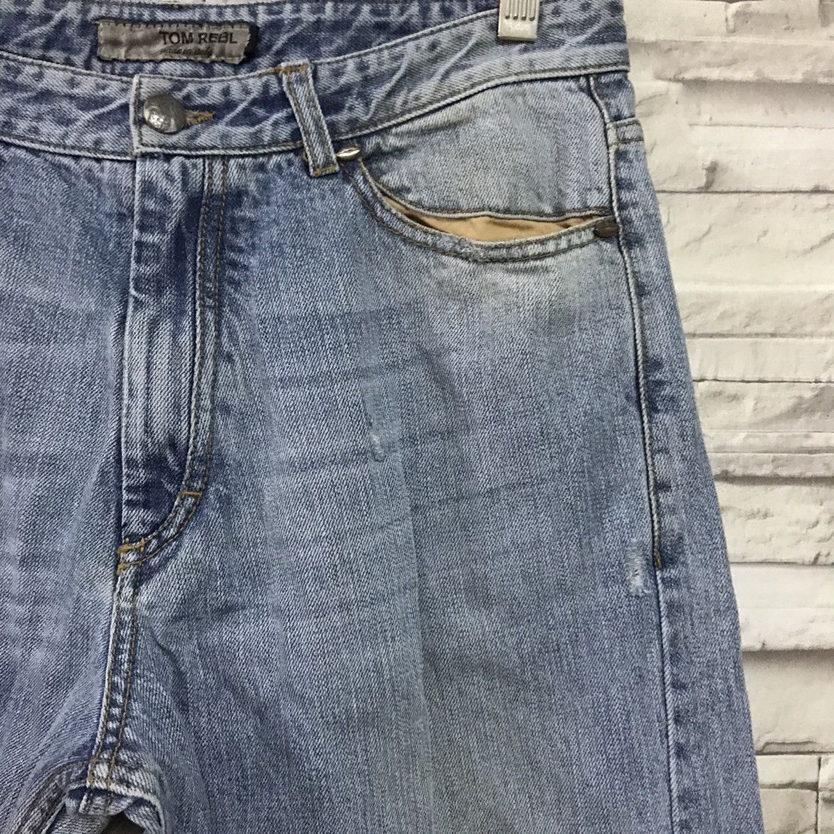 Tom Rebl Tom Rebl Distressed Denim Jeans Size US 32 / EU 48 - 6 Thumbnail