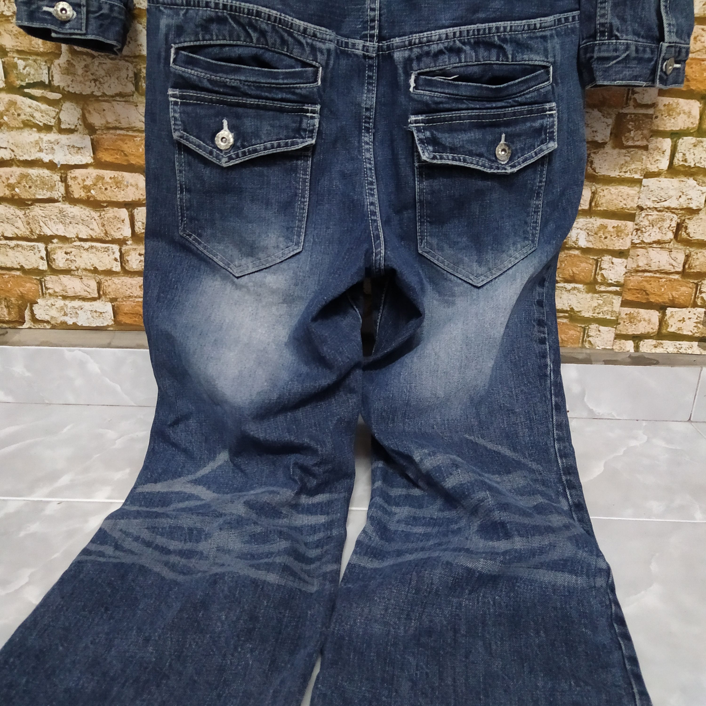 Honda × Vintage HONDA COVERALL DENIM SINGLE WING (D102) Size US 35 - 3 Thumbnail