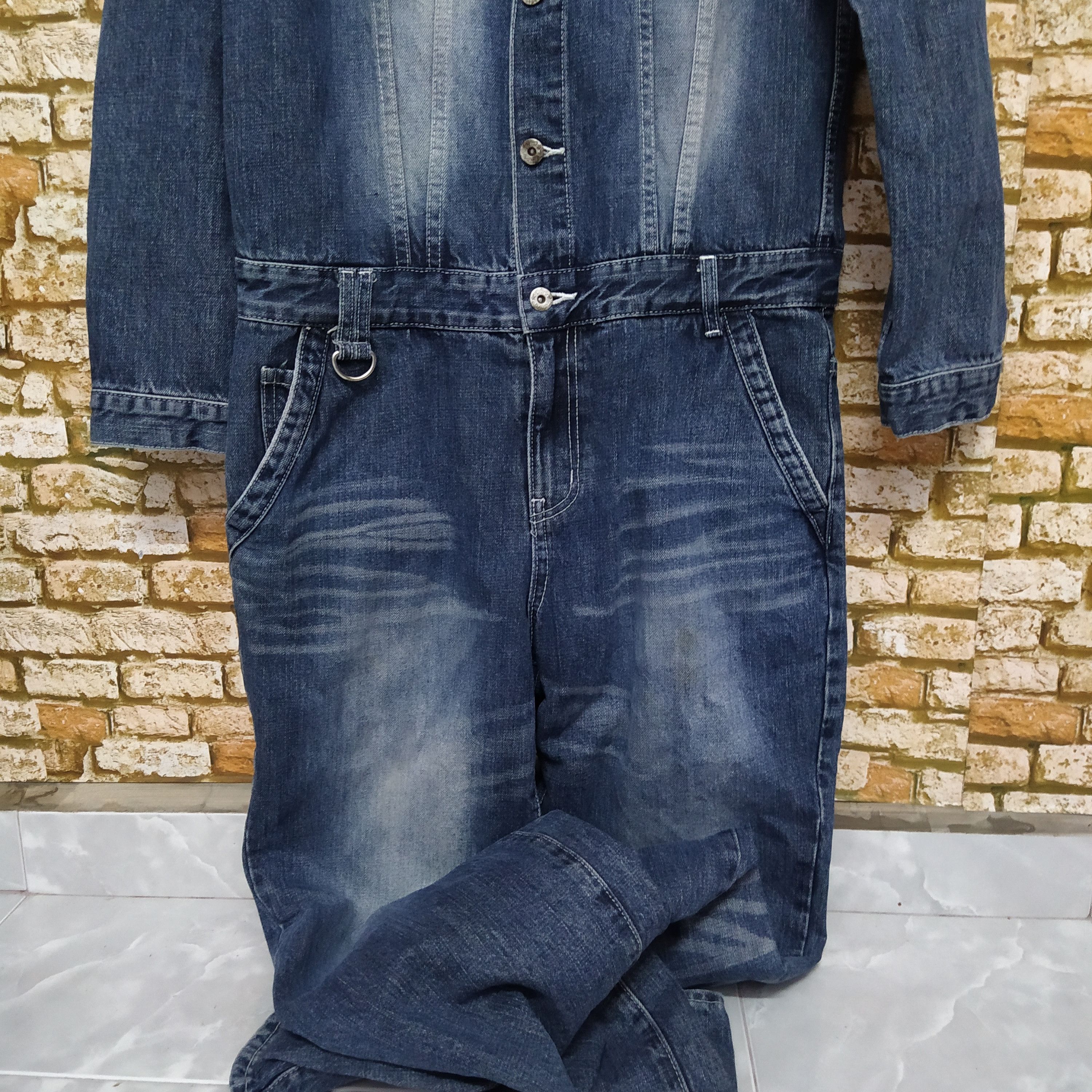 Honda × Vintage HONDA COVERALL DENIM SINGLE WING (D102) Size US 35 - 8 Thumbnail