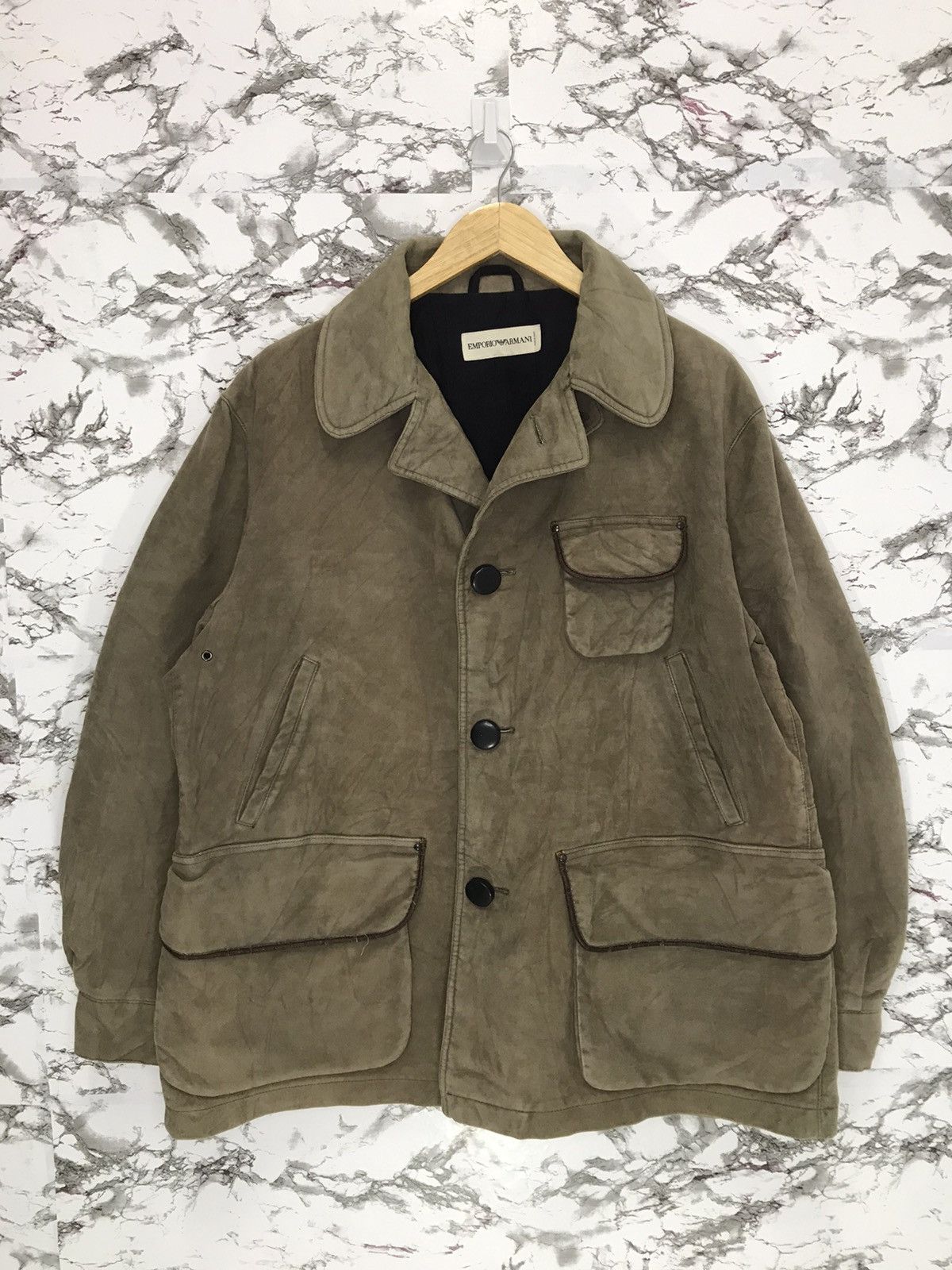 Emporio Armani Emporio Armani Long Jacket Size US M / EU 48-50 / 2 - 2 Thumbnail