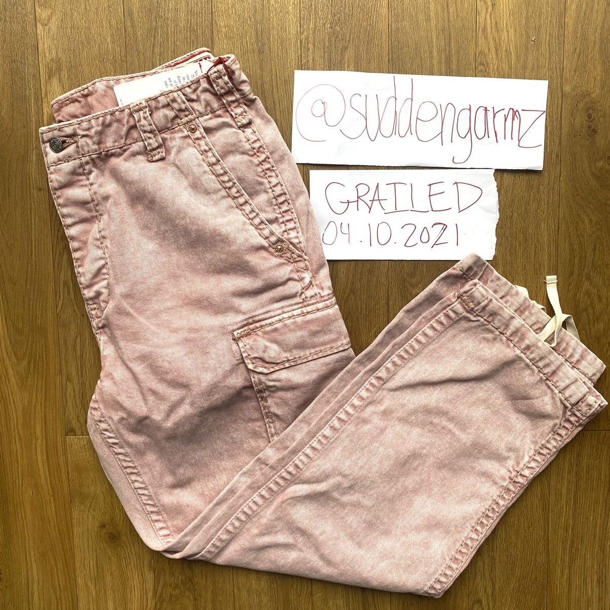 Supreme SUPREME X TRUE RELIGION PINK DENIM CARGO PANTS | Grailed