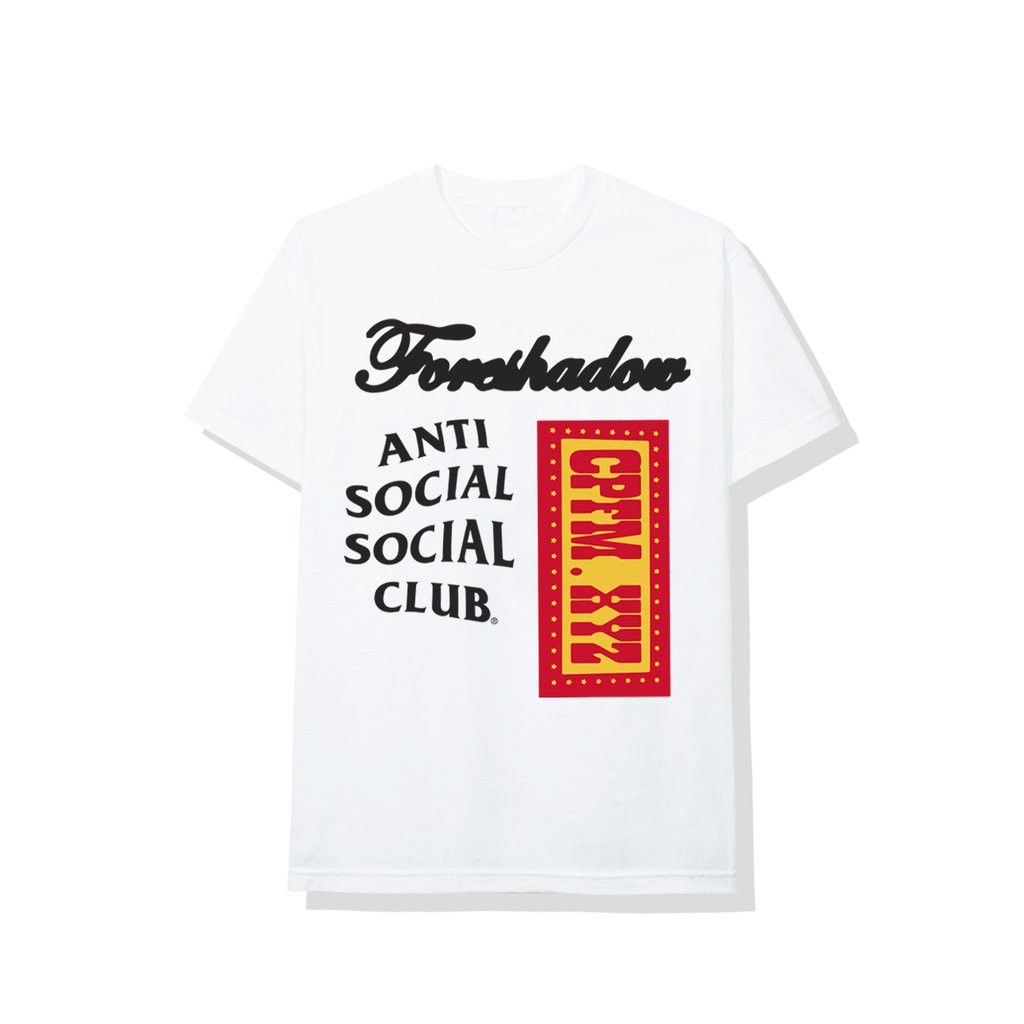 Anti Social Social Club × Cactus Plant Flea Market DS ASSC x CPFM box Logo Foreshadow White Tee BAPE KITH FTP Size US L / EU 52-54 / 3 - 4 Thumbnail