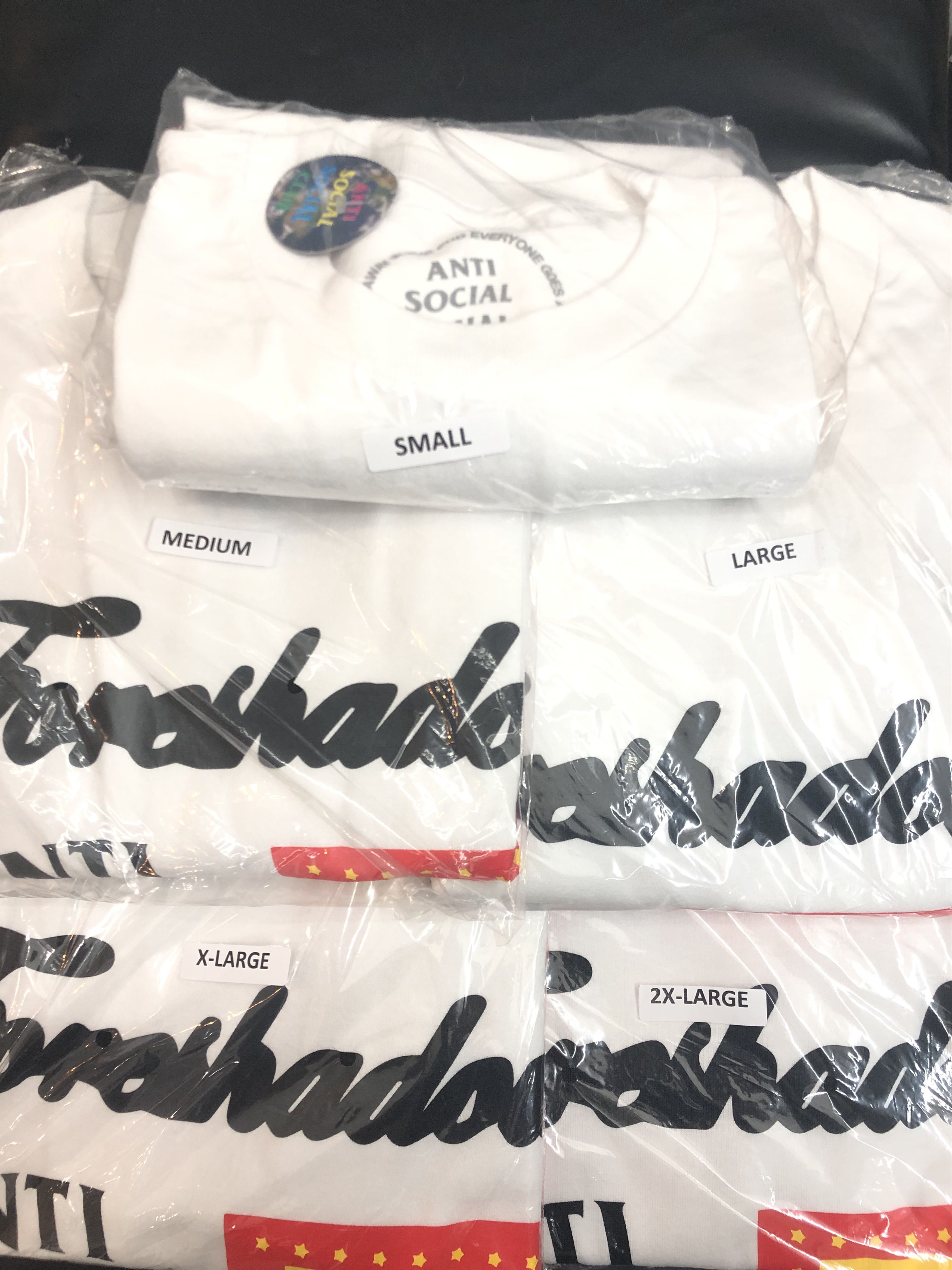 Anti Social Social Club × Cactus Plant Flea Market DS ASSC x CPFM box Logo Foreshadow White Tee BAPE KITH FTP Size US L / EU 52-54 / 3 - 2 Thumbnail