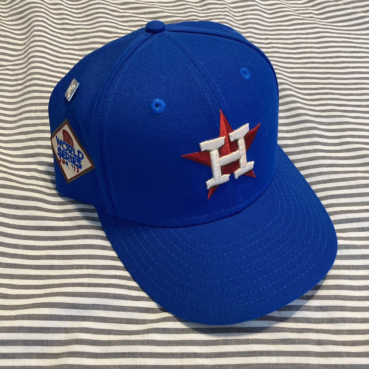 Houston Astros fitted hat 7 5/8 Capsule on sale Blue Nitro