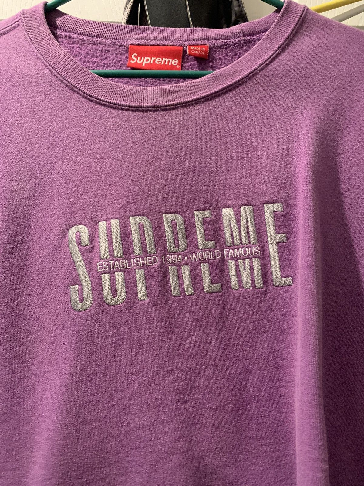 Supreme Established Crewneck サイズL タン
