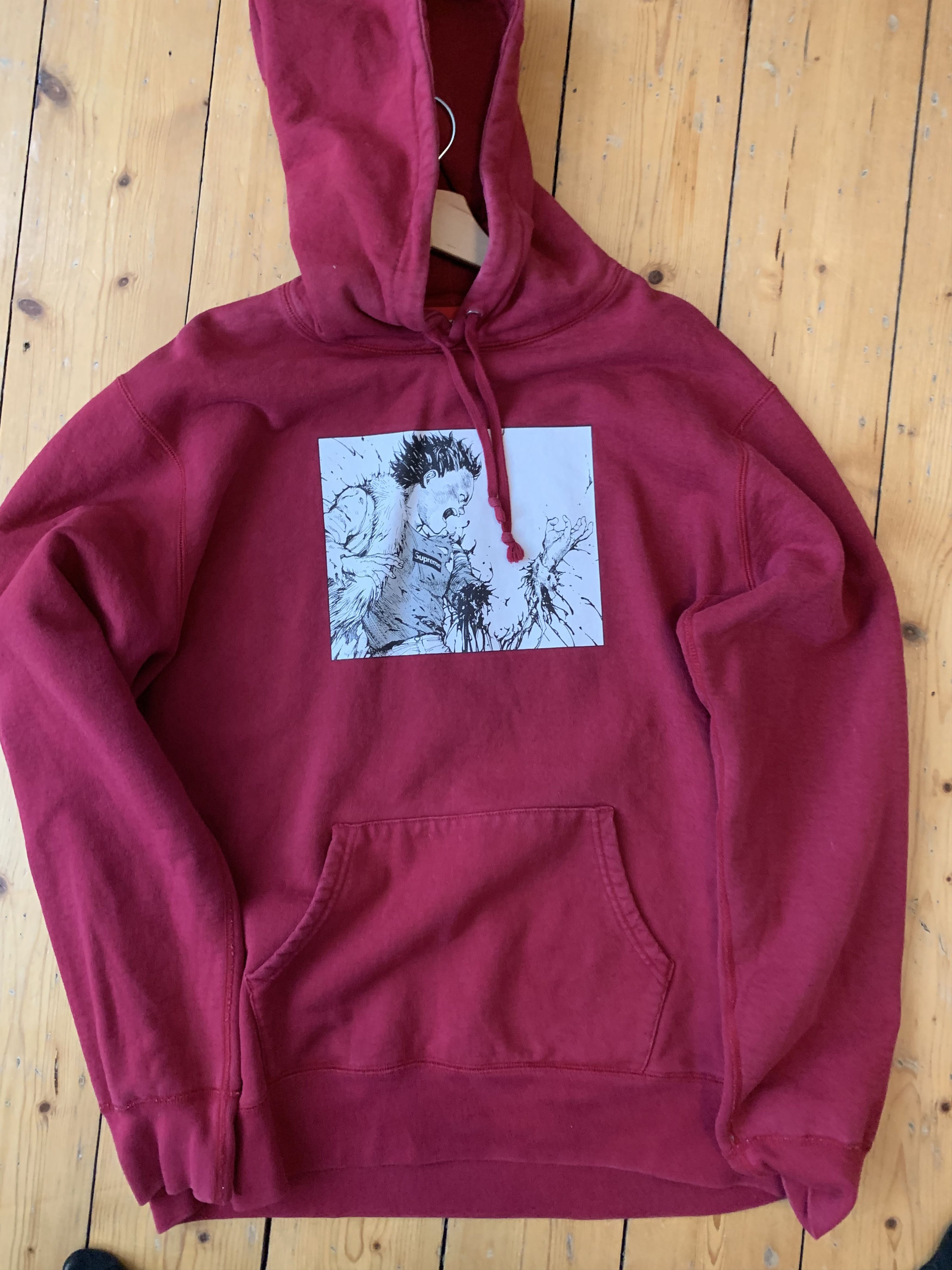 Supreme akira best sale arm hoodie