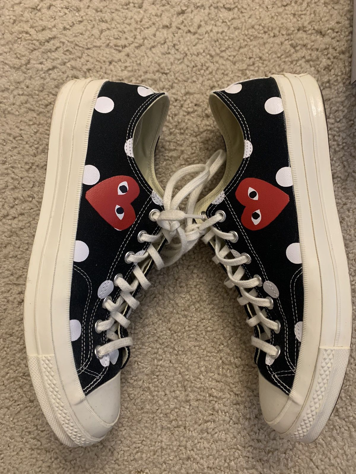 Comme des Garcons × Converse CDG Converse Polka Dot Size US 12 / EU 45 - 2 Thumbnail