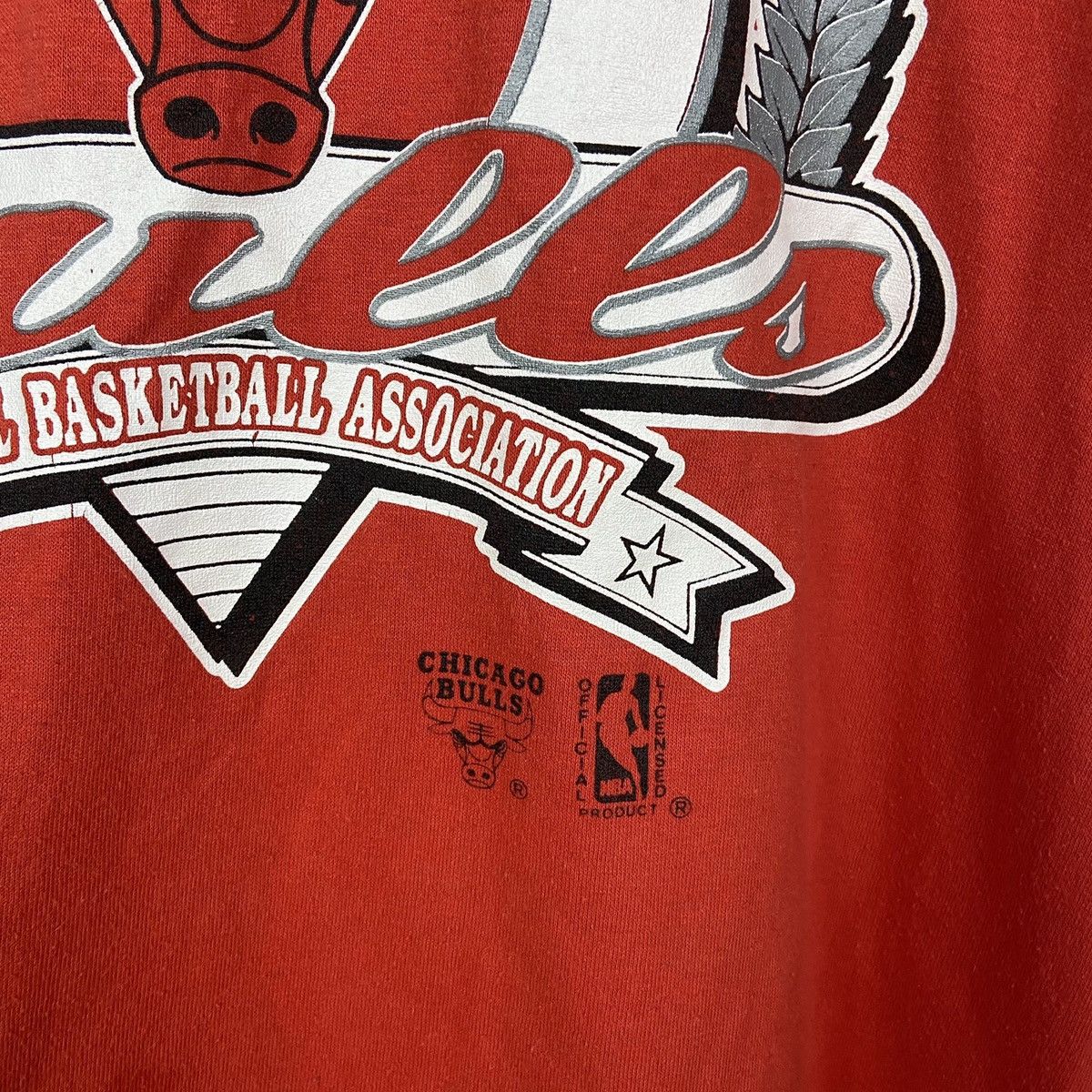 NBA Vintage 90’s 1992 Chicago Bulls NBA tee Basteball rare Size US L / EU 52-54 / 3 - 7 Thumbnail
