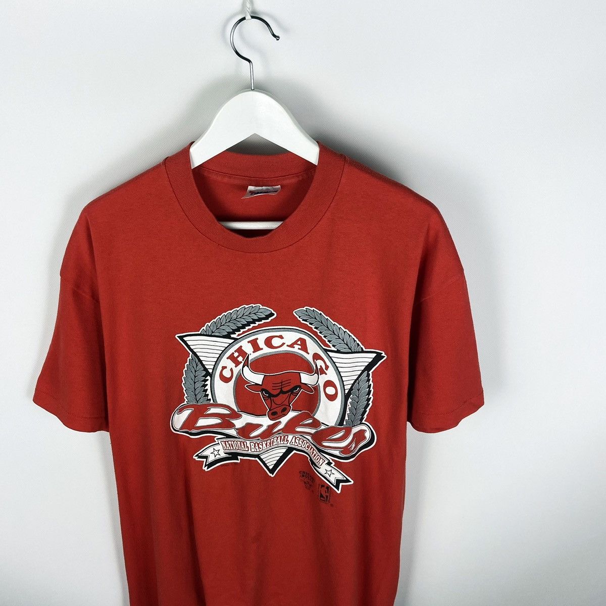 NBA Vintage 90’s 1992 Chicago Bulls NBA tee Basteball rare Size US L / EU 52-54 / 3 - 3 Thumbnail
