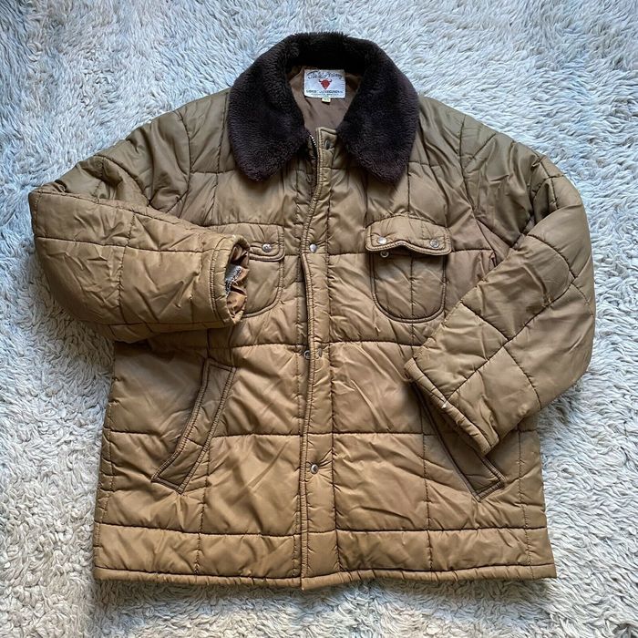 Vintage 60s Size 48 Jacket Talon Zipper Puffer | Grailed