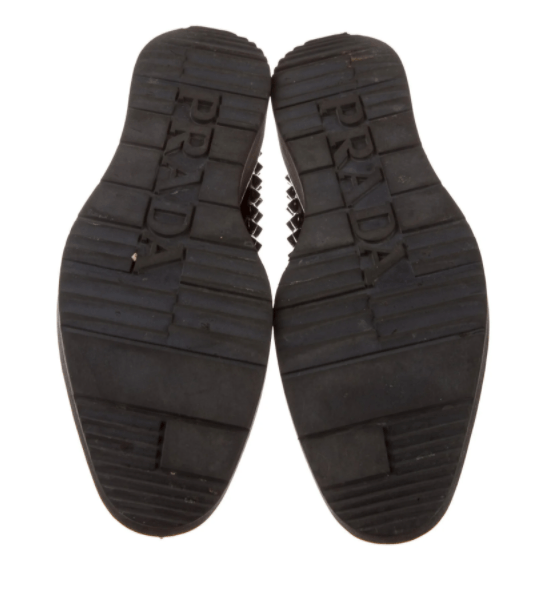 Prada PRADA - Studded Derby Shoes - FITS LARGE - Sz US10 / EUR 43 Size US 10 / EU 43 - 5 Thumbnail