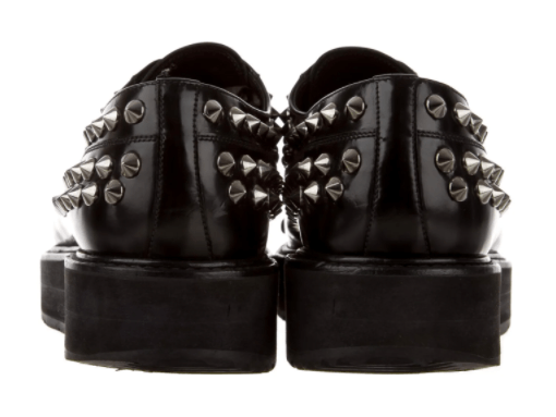 Prada PRADA - Studded Derby Shoes - FITS LARGE - Sz US10 / EUR 43 Size US 10 / EU 43 - 4 Thumbnail