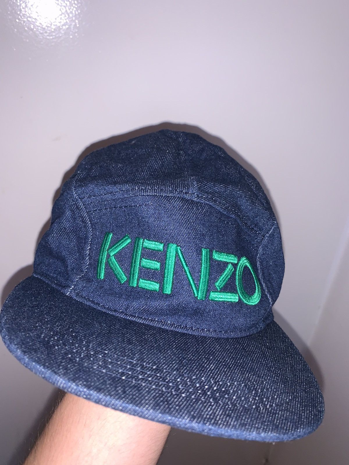 Kenzo Kenzo 5 Panel Denim Cap Size ONE SIZE - 1 Thumbnail